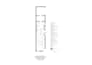 do 2d floor plan, city permit set of restaurant, bar, retail store, office etc